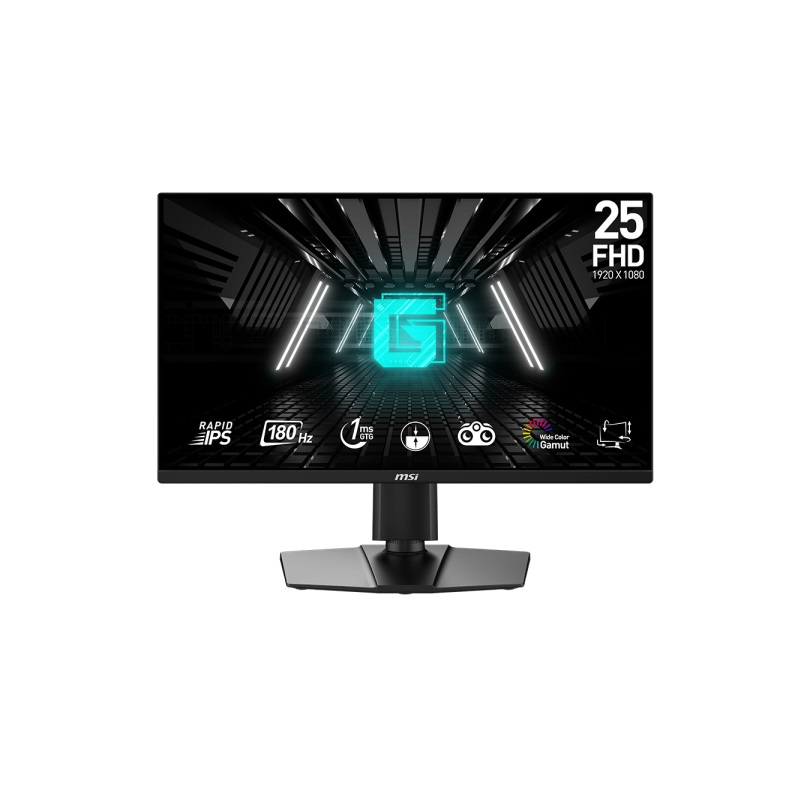 MONITOR MSI G255PF E2 PANTALLA 25P RAPID IPS FHD 180Hz 1MS GTG HDMI DP vesa