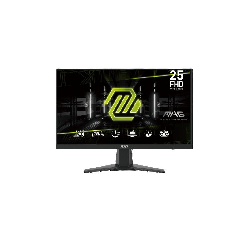 MONITOR MSI 256F PANEL RAPID IPS 25P FHD 180Hz 1MS GtG HDMI 2.0 DP 