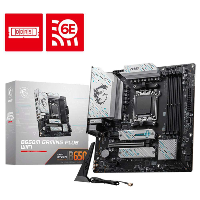 MOTHERBOARD MSI B650M GAMING PLUS WIFI DDR5 AM5 911-7E24-001