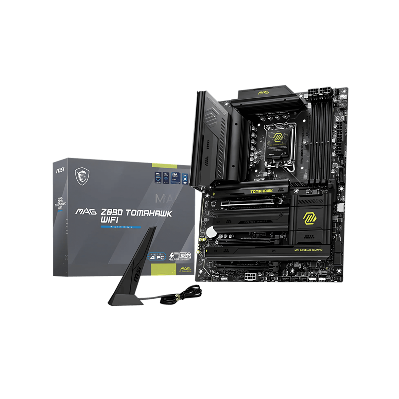 MOTHERBOARD MSI MAG Z890 TOMAHAWK WIFI LGA1851 DDR5 WIFI 7 + BT5.4 LAN 5G THUNDERBOLT4 TIPO C (4DIMMS DDR5)