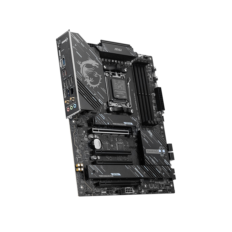 MOTHERBOARD MSI X870 GAMING PLUS  WIFI 7 + BLUETOOTH 5.4 AM5 (4DIMMS DDR5 M.2 X3 SATA X4 LAN 5G)