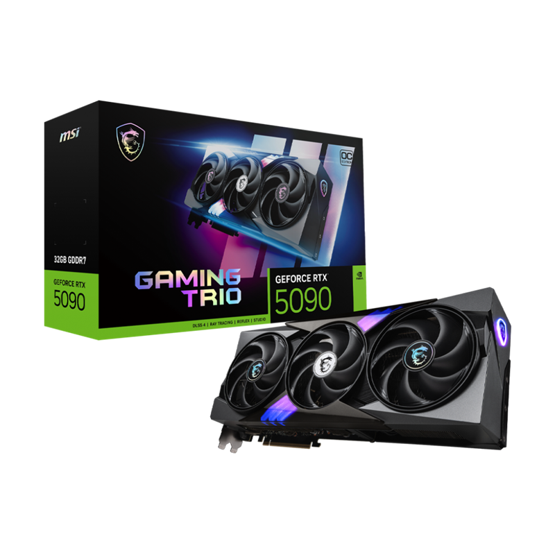 TARJETA DE VIDEO MSI GAMING TRIO RTX5090 32GB GDDR7 OCE G5090-32GTC