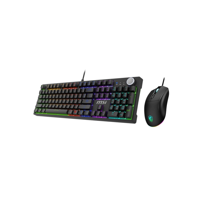 KIT TECLADO MECANICO GK320 Y MOUSE GM320 MSI FORGE USB US