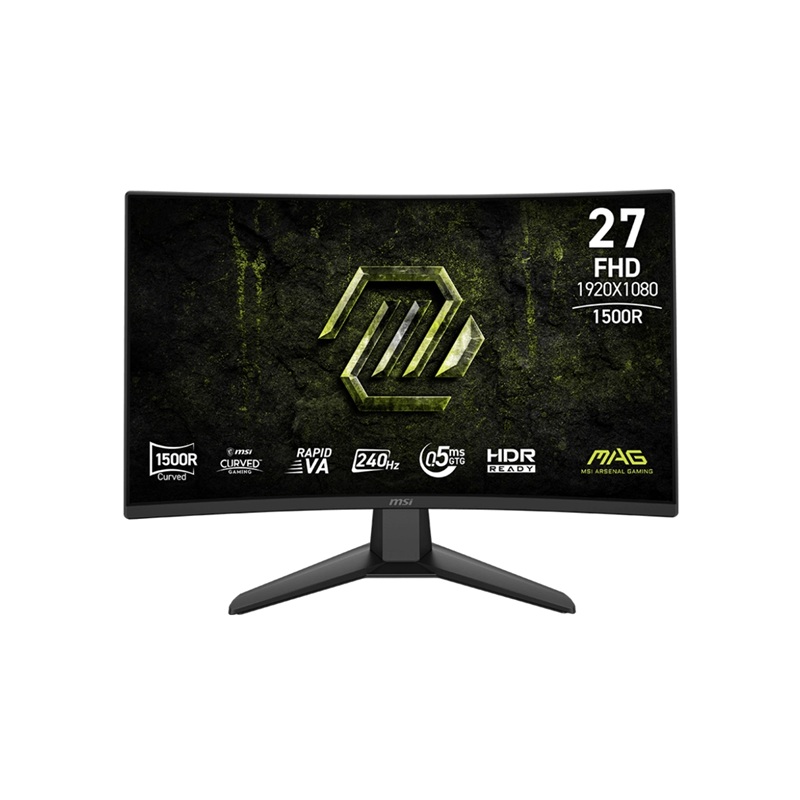 MONITOR CURVO MSI MAG 274CF X24 PANTALLA FHD RAPID VA 27P 240Hz 0.5ms GTG HDMI DP 1500R