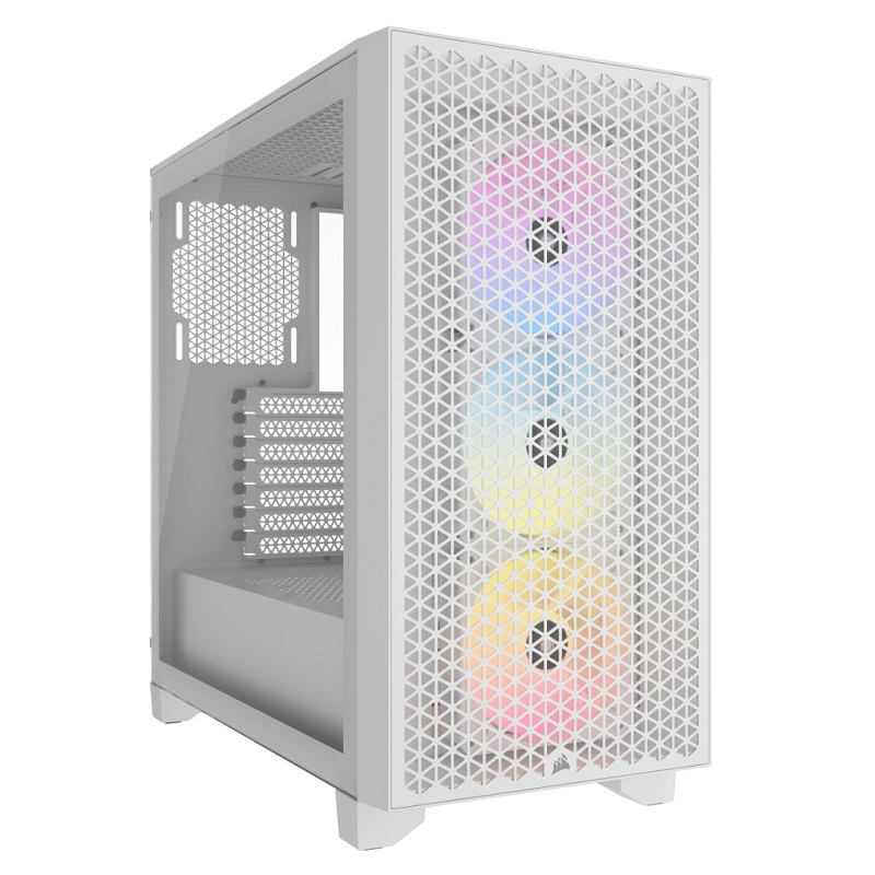 CASE MID TOWER CORSAIR 3000D AIRFLOW RGB WHITE CC-9011256-WW