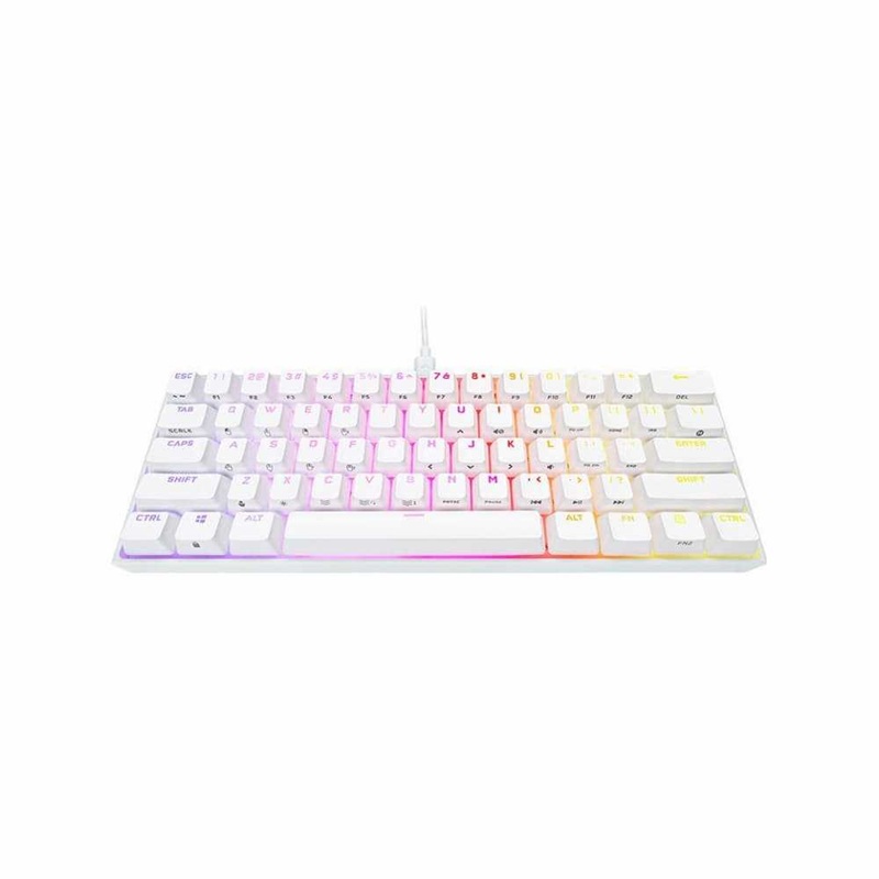 TECLADO MECANICO CORSAIR K65 RGB MINI CH-9194114-NA SW CHERRY MX  BLANCO