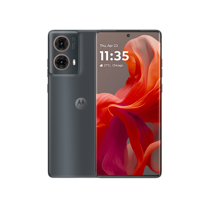 TELEFONO CELULAR MOTOROLA G85 5G GRIS RAM 8GB ALMACENAMIENTO 256GB PANTALLA pOLED (3D Curva)FHD+ 6.67 A 120Hz Android 14.0 (U) DUALSIM IP52 XT2427-1