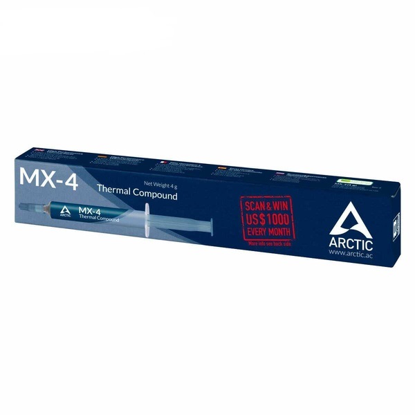 PASTA TERMICA ARCTIC MX-4 4GR ACTCP00031B CON ESPATULA