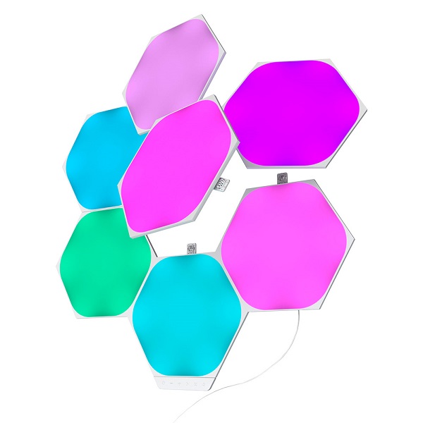 KIT 7 PANEL DE ILUMINACION NANOLEAF NL42-0017HX-7PK HEXAGONS