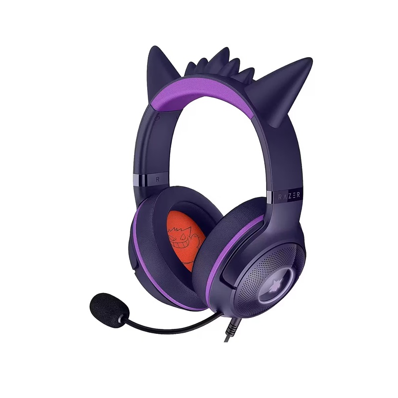 HEADSET USB RAZER KRAKEN KITTY V2 POKEMON GENGAR RGB RZ04-04730300-R3M1 