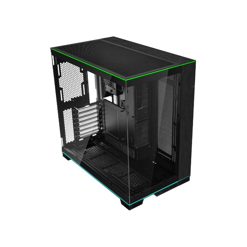 CASE MIDTOWER LIAN LI 011 DYNAMIC EVO RGB TEMPERED GLASS NEGRO 011DERGBX