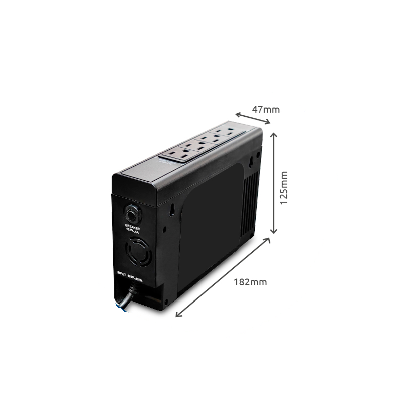 UPS COMPACTO CDP 500VA 250V 4 SALIDAS NEMA 1 USB BATERIA LITIO