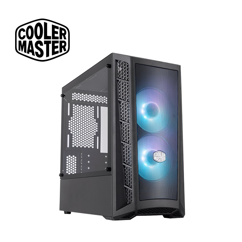 CASE COOLER MASTER MASTERBOX MINITOWER B311L TEMPERED GLASS 2FAN ARGB MCB-B311L-KGNN-S02