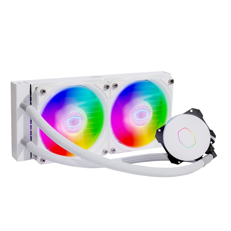 SISTEMA DE ENFRIAMIENTO LIQUIDO COOLER MASTER ML240L V2 ARGB WHITE MLW-D24M-A18PW-RW