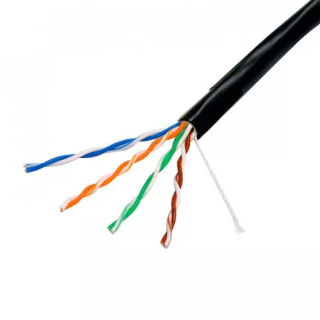 CABLE UTP CAT6  INTERIORES 23AWG (VENTA POR METRO) CLICKCAM NEGRO