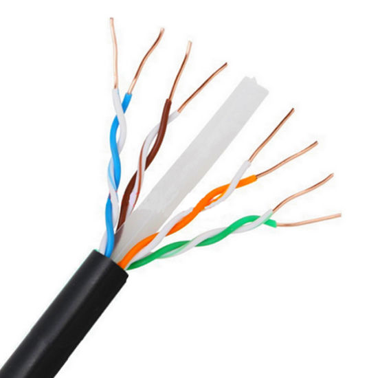 CABLE UTP CLICKCAM CAT6 EXTERIORES NEGRO CC-CAT6 CCA OUT (VENTA POR METRO)