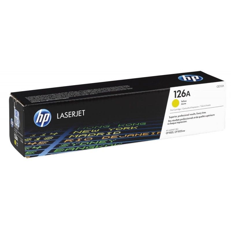 TONER HP 126A AMARILLO CE312A CP1025