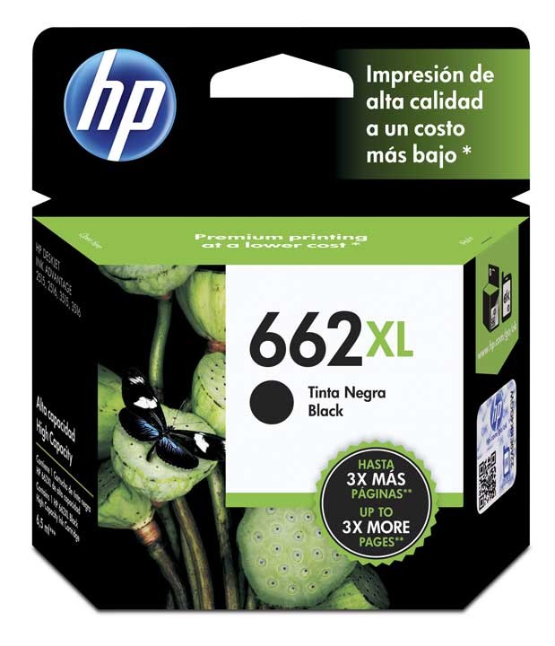 CARTUCHO HP 662XL BLACK CZ105AL