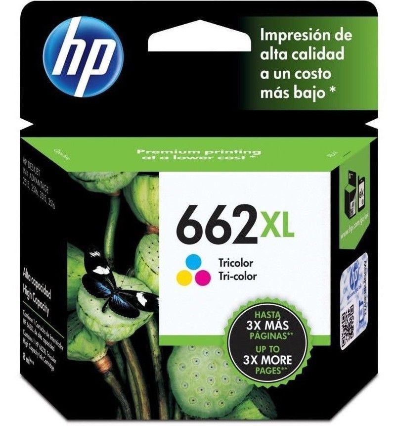 CARTUCHO HP 662XL COLOR CZ106AL