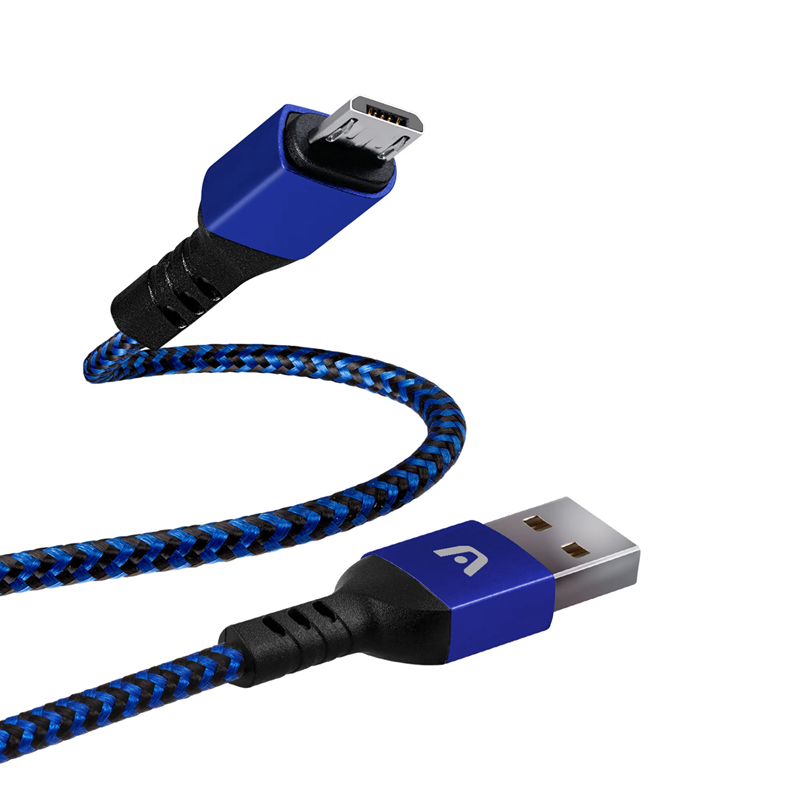 CABLE USB  A MICRO USB ARGOM 1.8MTS ARG-CB-0021BL AZUL/NEGRO