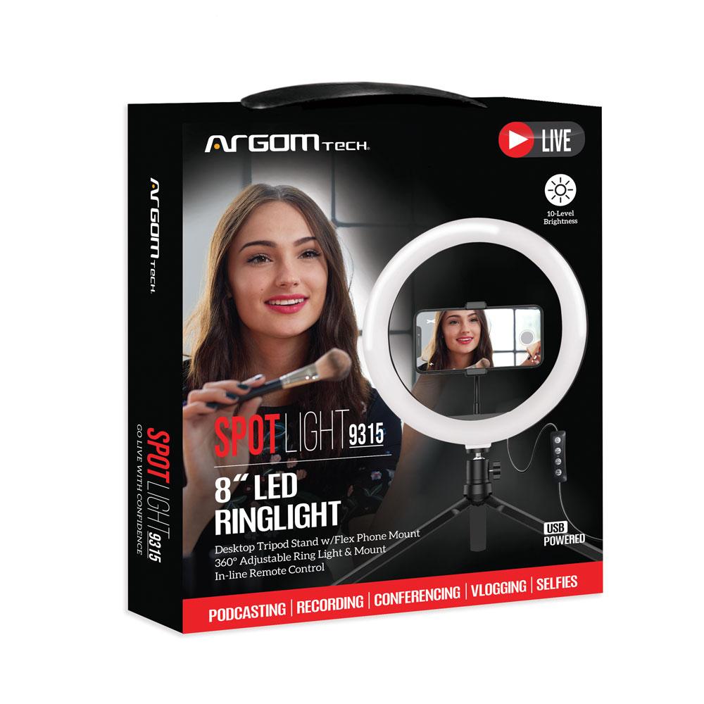 ARO DE LUZ ARGOM SPOT LIGHT 9315 ARG-LP-9315BK