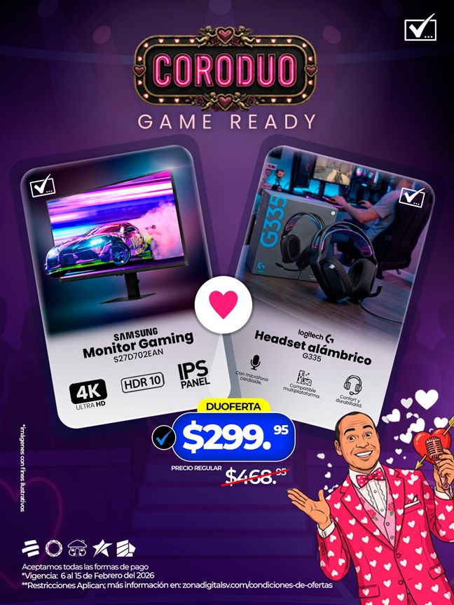 MONITOR SAMSUNG S27D702EAN 4K UHD IPS 27P 60HZ HDMI  HDR10 + HEADSET LOGITECH G335 PC PS4 XBOX 3.5MM 981-000977 BLACK