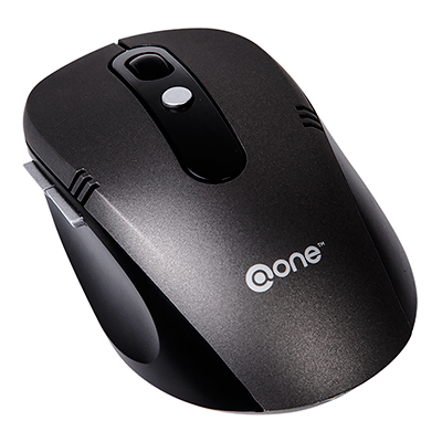 MOUSE INALAMBRICO @ONE CON BOTONES LATERALES EM202BK