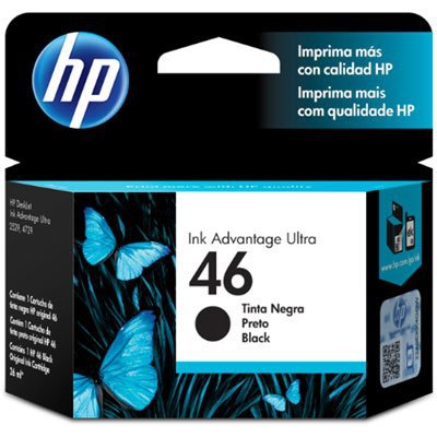 CARTUCHO HP 46 NEGRO CZ637AL 26ML