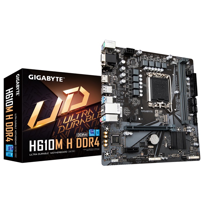 MOTHERBOARD GIGABYTE H610MH DDR4 UD LGA1700