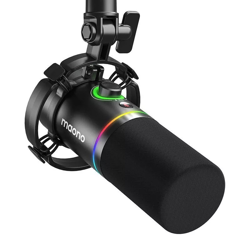 MICROFONO PROFESIONAL MAONO PD200X RGB USB Y XLR 