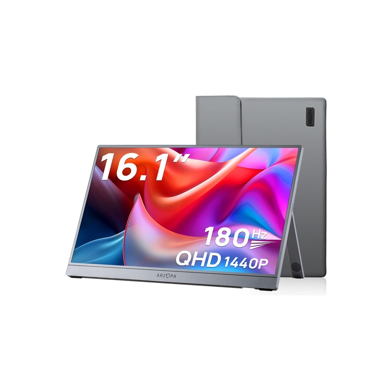 MONITOR PORTATIL ARZOPA Z3FC PANTALLA IPS 2K 16.1P 180Hz USB-C MINI HDMI ULTRA SLIM