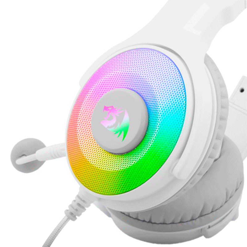 HEADSET USB REDRAGON PANDORA H350W-RGB WHITE