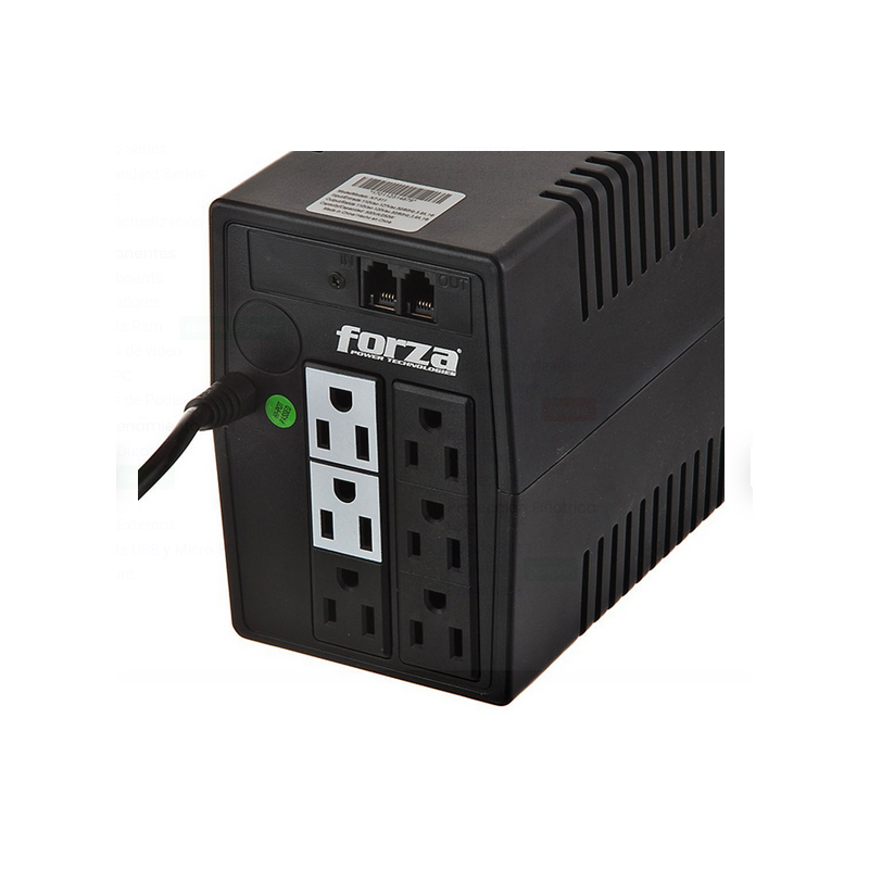 UPS FORZA 500VA 250W NT-511 6 OUTLETS