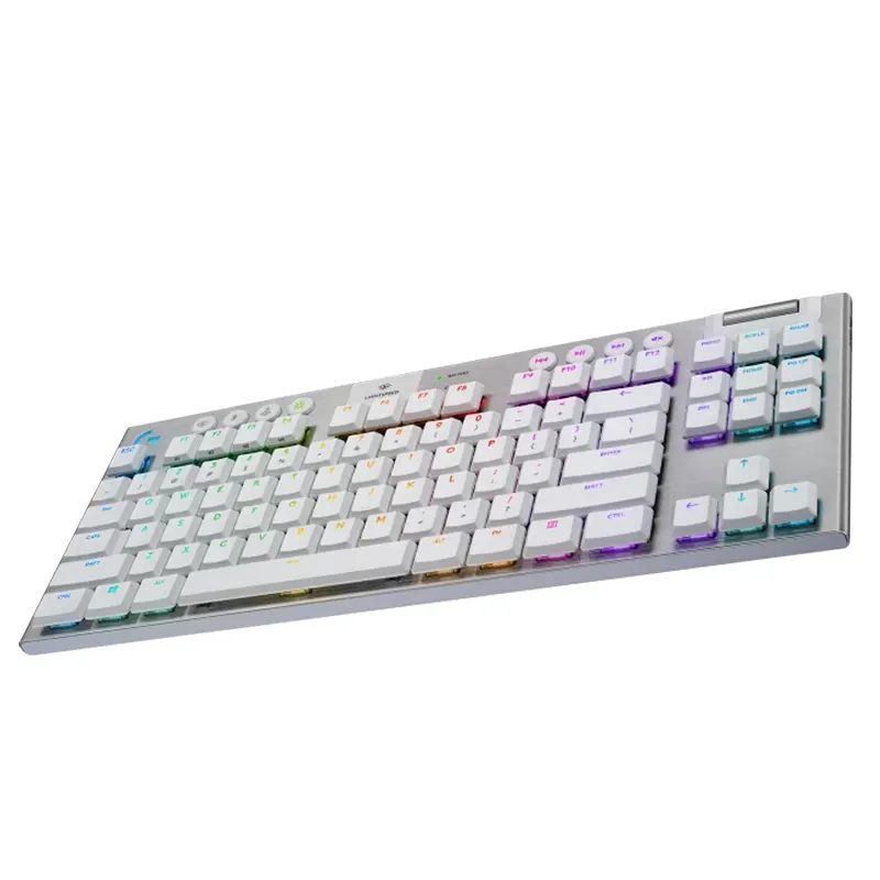 TECLADO INALAMBRICO MECANICO LOGITECH G915 TKL RGB WHITE 920-009660