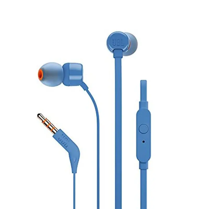 AURICULARES MULTIMEDIA JBL BY HARMAN T110 BLUE JBLT110BLUAM
