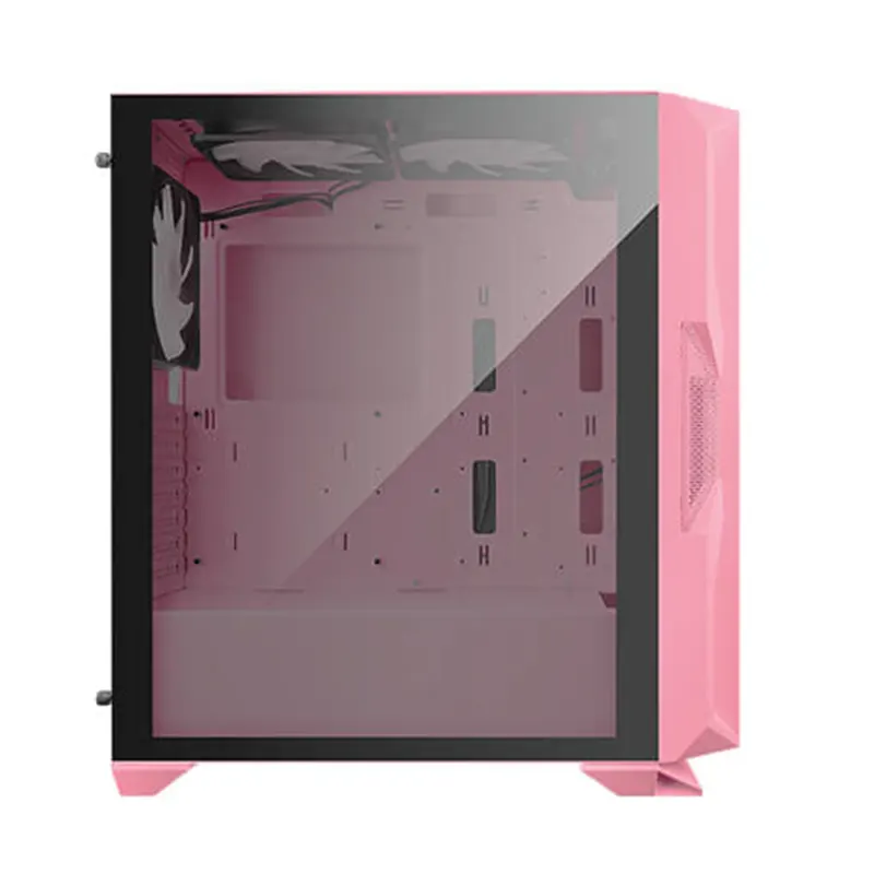 CASE MIDTOWER ANTEC NX800 PINK TEMPERED GLASS 3FAN ARGB