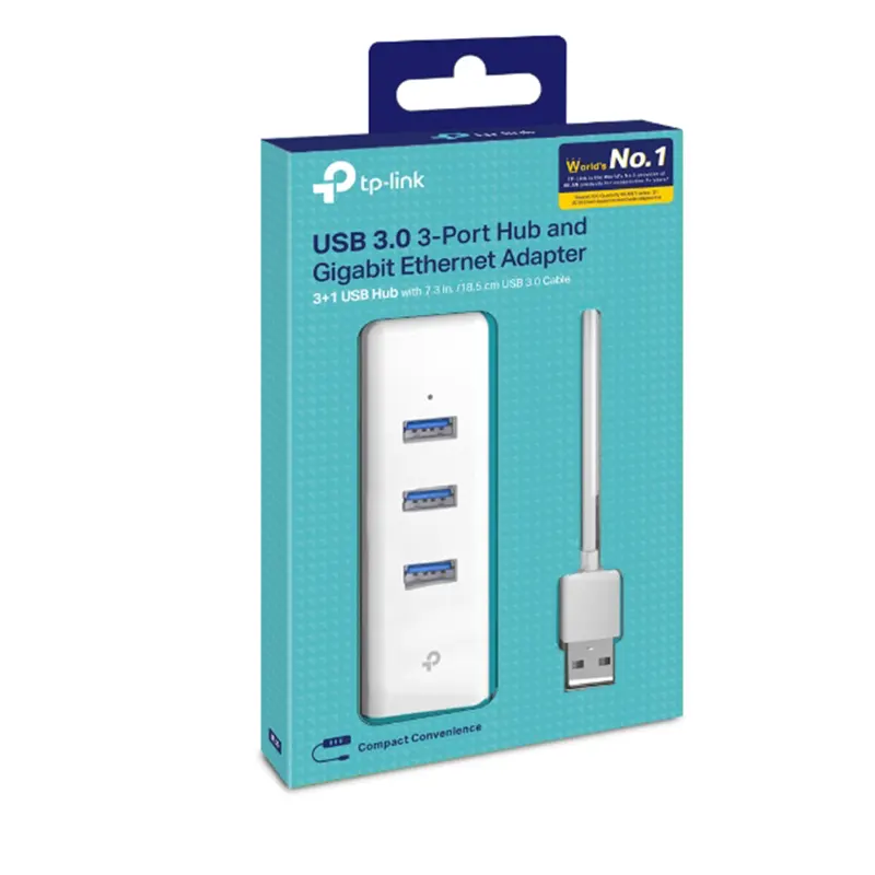 ADAPTADOR USB 3.0 A RJ45 Y 3 USB 3.0 TP-LINK UE330