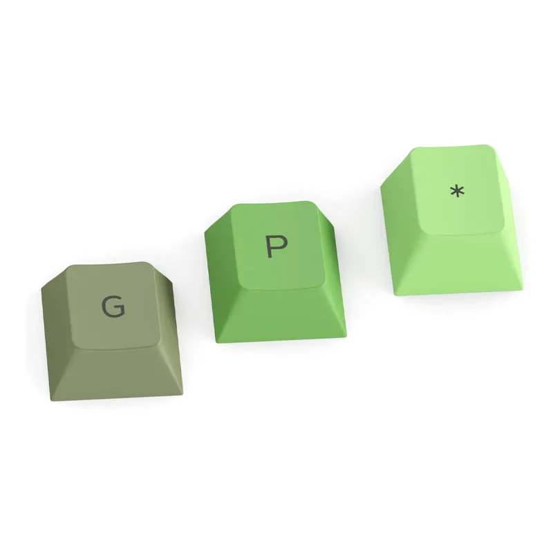 PBT KEYCAP UPGRADE SET GLORIOUS US ANSI OLIVE GLO-KC-GPBT-O