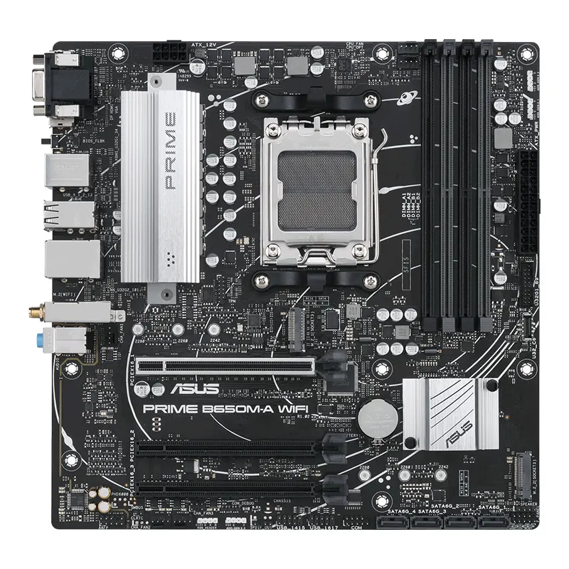 MOTHERBOARD ASUS PRIME B650M-A WIFI AM5  DDR5 90MB1C00