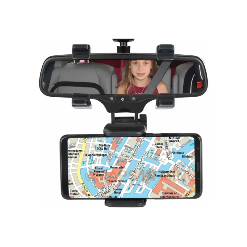 SOPORTE PARA CELULAR O GPS EN RETROVISOR DE VEHICULO ZX-448