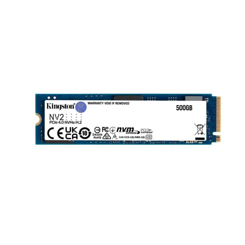 UNIDAD DE ALMACENAMIENTO M.2 KINGSTON 500GB NV2 SNV2S/500G PCI-E 4.0