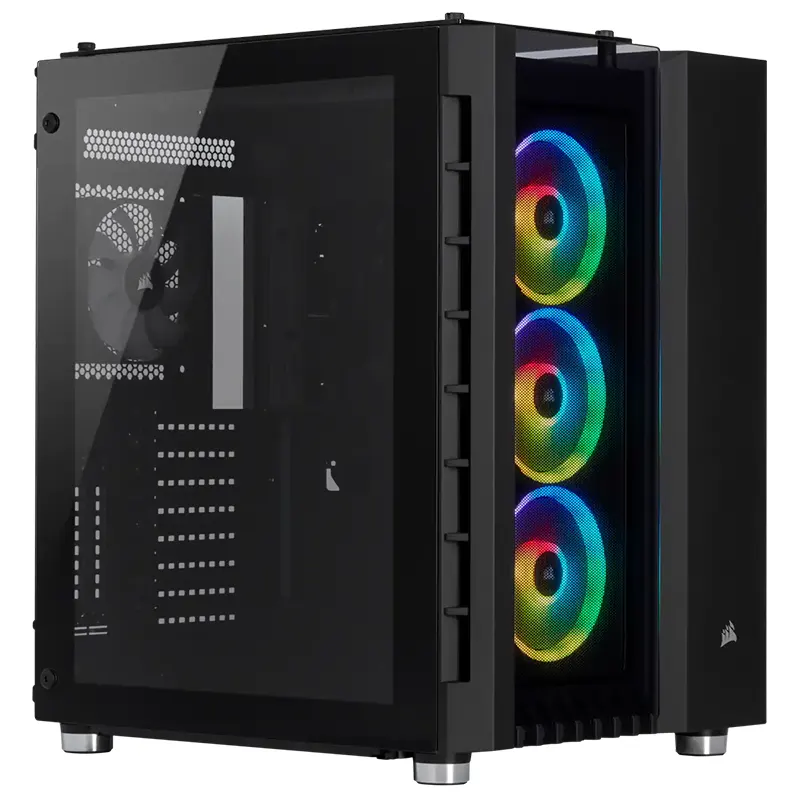 CASE MIDTOWER CORSAIR CRYSTAL SERIES 680X RGB BLACK CC-9011168-WW