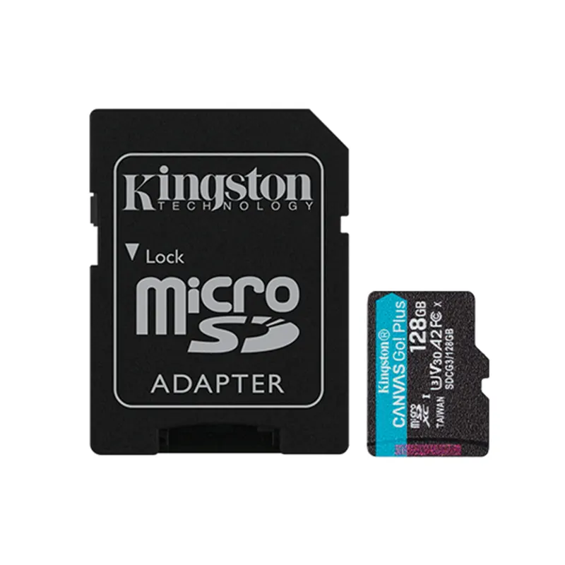 MEMORIA SD KINGSTON 128GB CANVAS GO PLUS V30 U3 C10 SDG3/128GB 