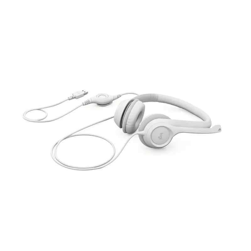 AURICULAR USB MULTIMEDIA LOGITECH H390 981-001285 WHITE