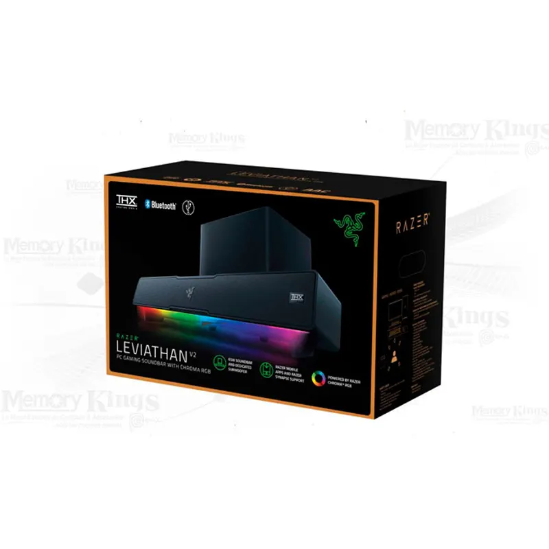 SISTEMA DE AUDIO RAZER LEVIATHAN V2 RGB BARRA DE SONIDO Y SUBWOOFER RZ05-03920100-R3U1