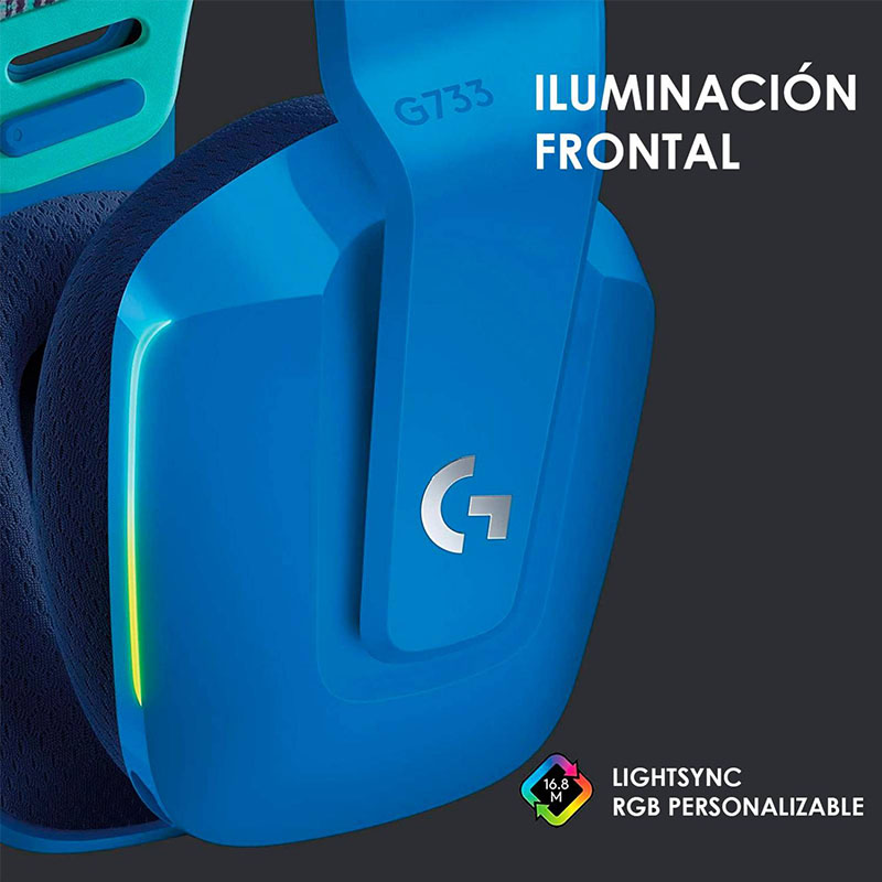 HEADSET INALAMBRICOS LOGITECH G733 LIGHTSPEED BLUE 981-000942